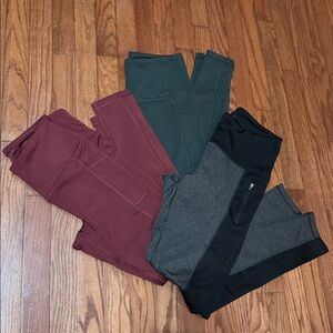 90 Degree By Reflex Women’s Leggings -3 pairs